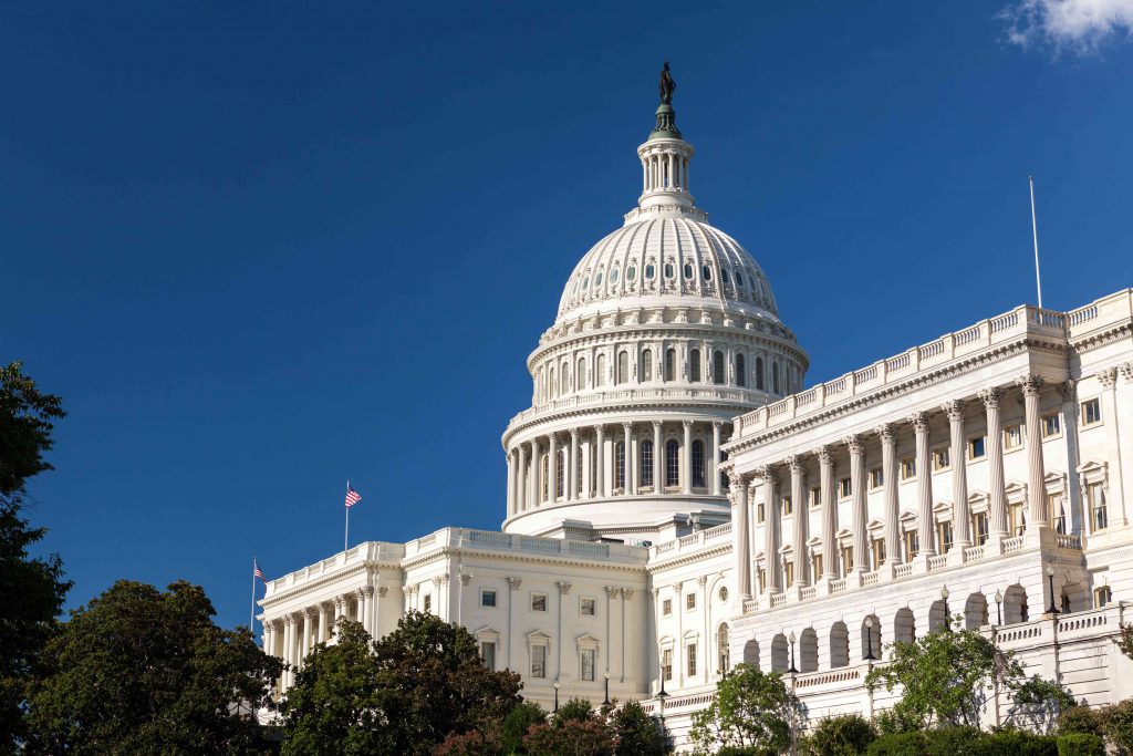 Image of United States capitol illustrating JCCI as grant specialist for federal grant programs.